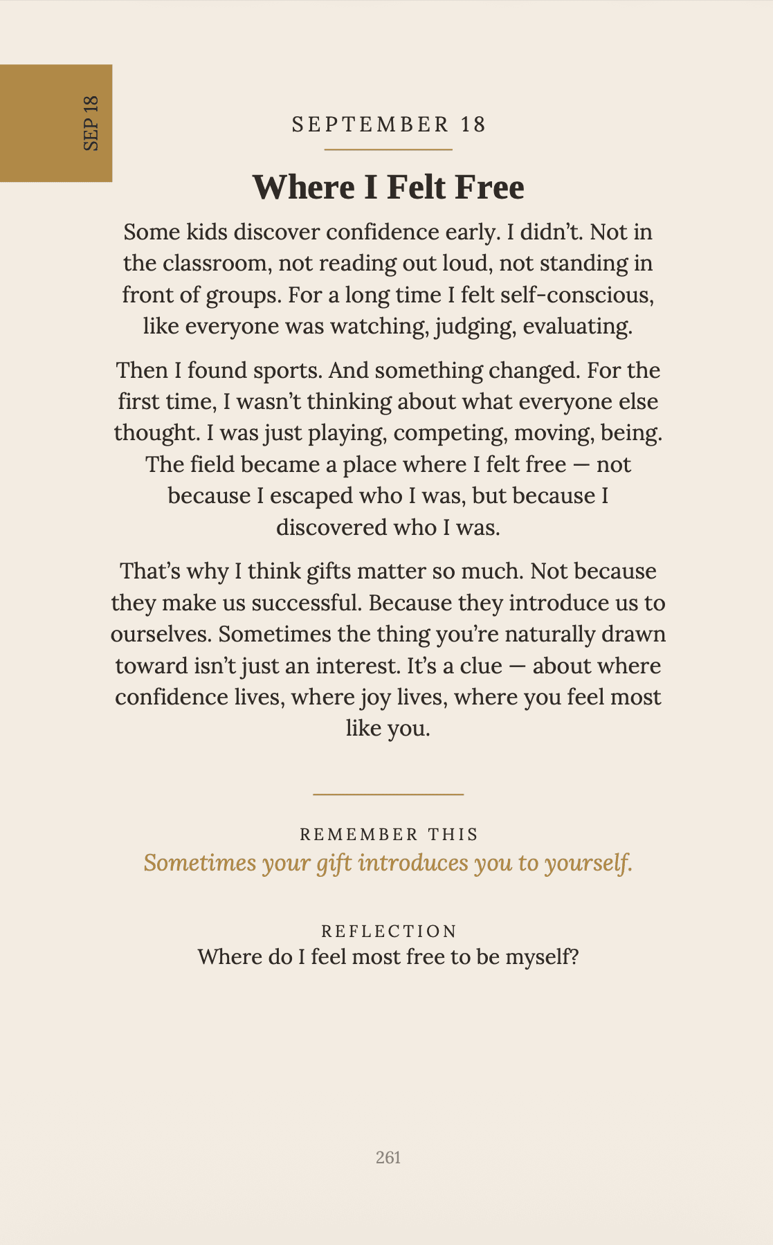 Interior page from the printed Truths Worth Carrying book
